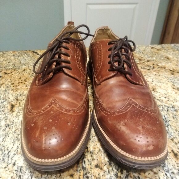 Cole Haan Men's Grand OS Cambridge Wingtip Leather Oxford Shoes 9.5 M C27845 - Picture 5 of 12